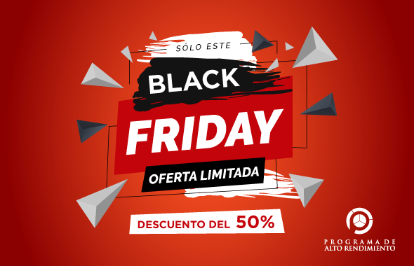 Banner Black Friday Programa Alto Rendimiento